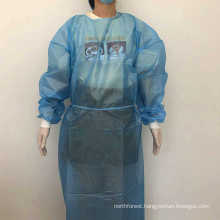 Non Woven and PE Disposable Gown